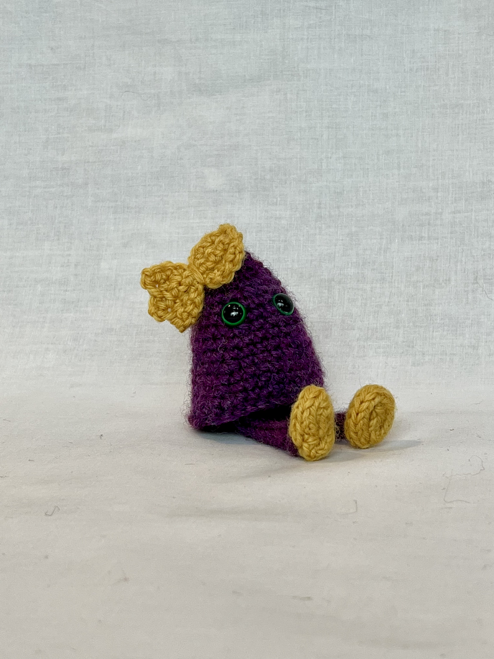 Crocheted Boo Character